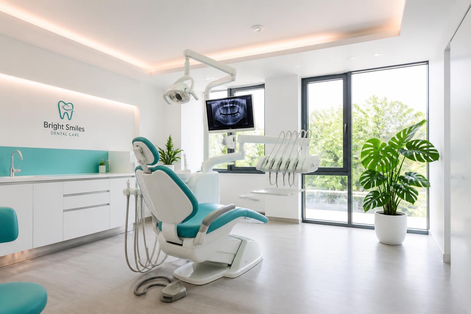 Bright modern treatment room at Doctor Hamna Dental Clinic