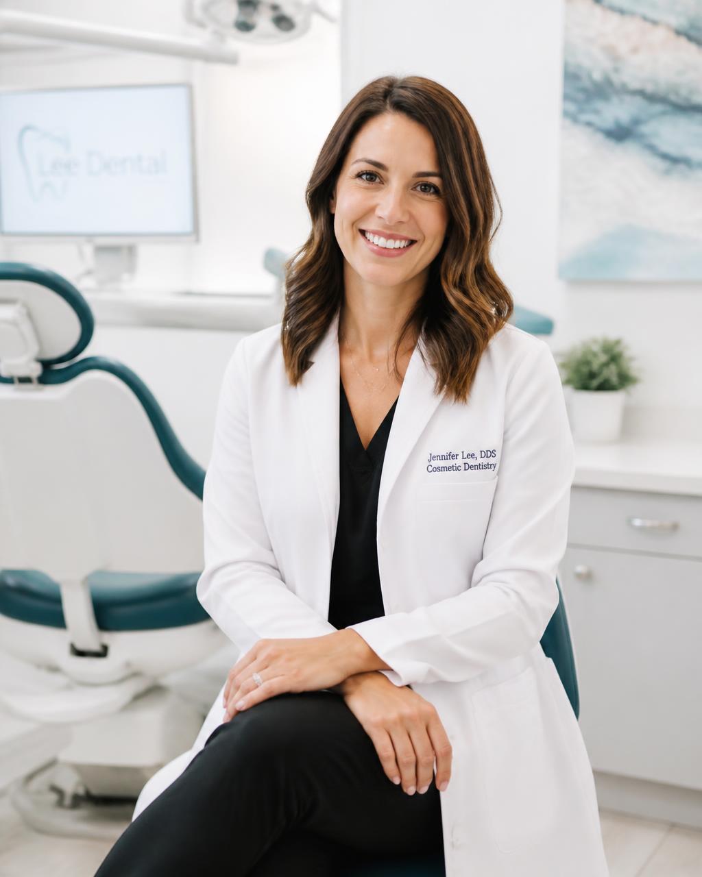 Portrait of Dr. Hamna Rasheed, lead dentist at Doctor Hamna Dental Clinic